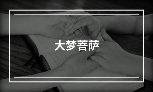 大梦菩萨