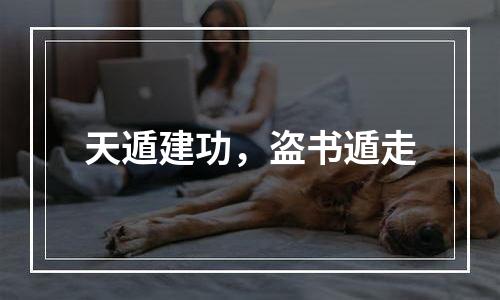 天遁建功，盗书遁走
