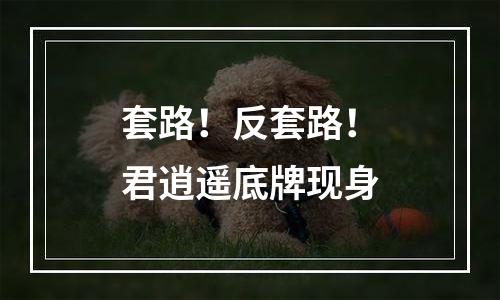 套路！反套路！君逍遥底牌现身