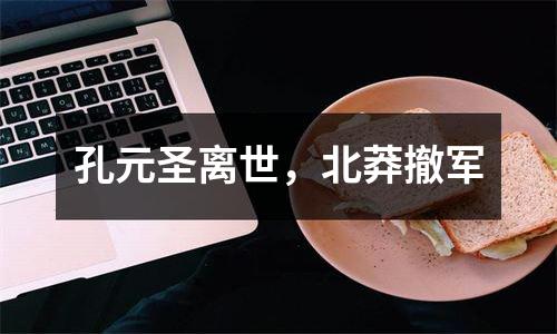 孔元圣离世，北莽撤军