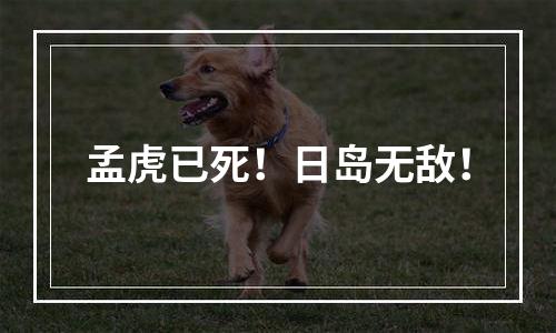孟虎已死！日岛无敌！