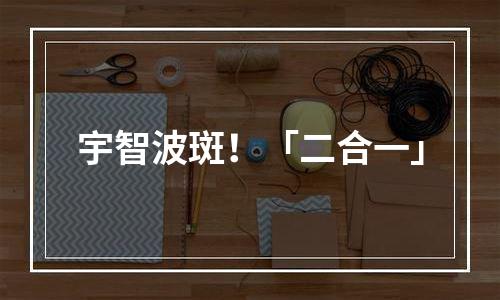 宇智波斑！「二合一」