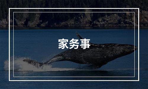 家务事
