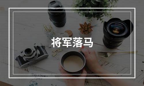将军落马