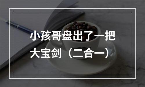 小孩哥盘出了一把大宝剑（二合一）