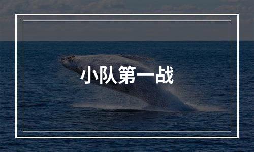 小队第一战