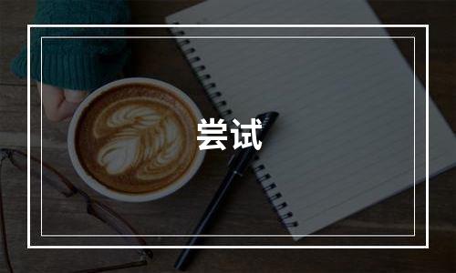 尝试