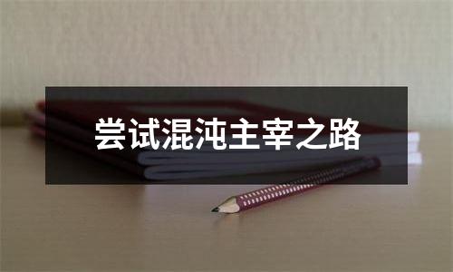 尝试混沌主宰之路