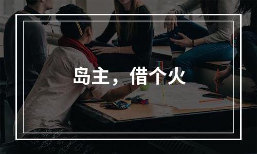 岛主，借个火