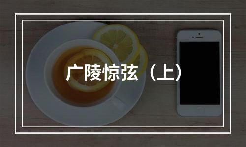 广陵惊弦（上）