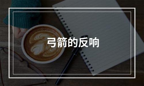 弓箭的反响