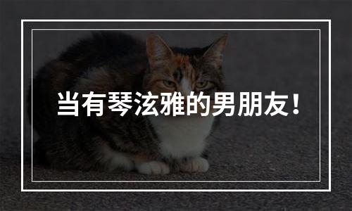 当有琴泫雅的男朋友！
