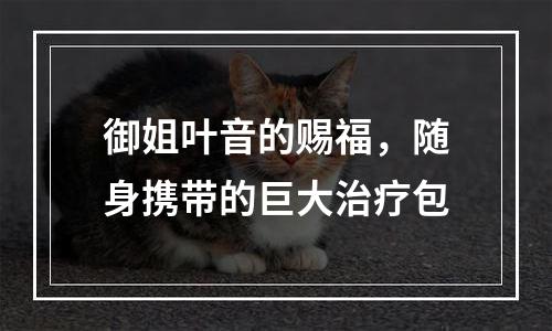 御姐叶音的赐福，随身携带的巨大治疗包