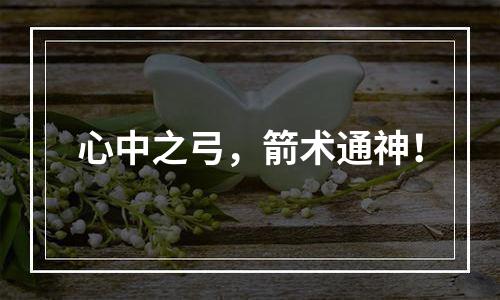 心中之弓，箭术通神！