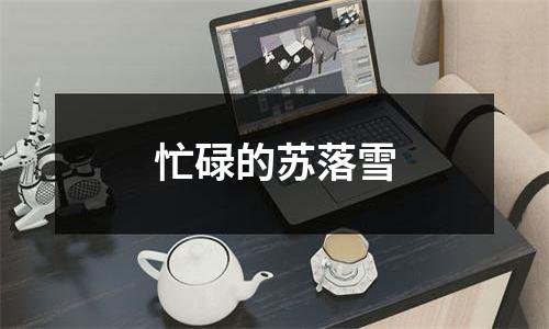 忙碌的苏落雪