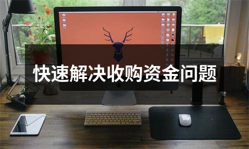 快速解决收购资金问题