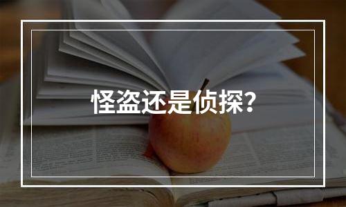怪盗还是侦探？