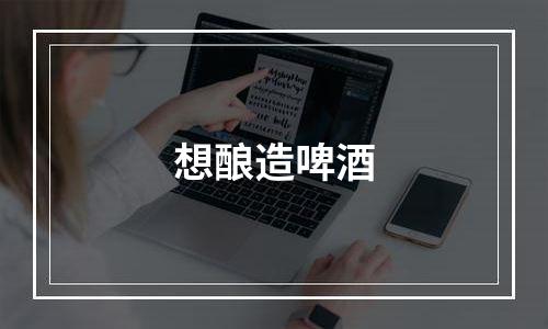 想酿造啤酒