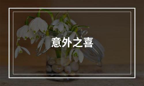 意外之喜