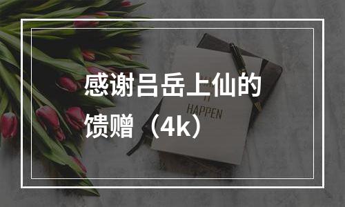 感谢吕岳上仙的馈赠（4k）