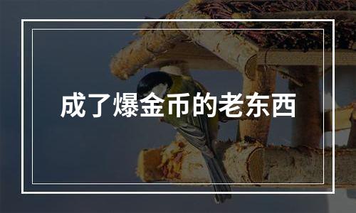 成了爆金币的老东西