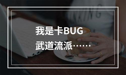 我是卡BUG武道流派……