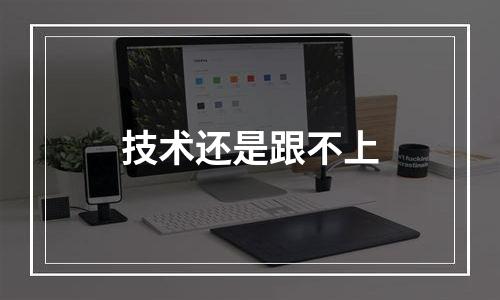 技术还是跟不上