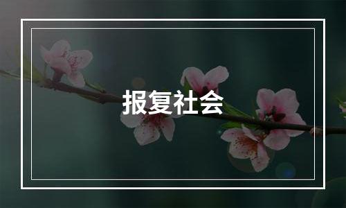 报复社会
