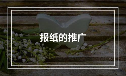 报纸的推广