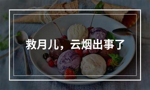救月儿，云烟出事了