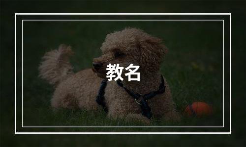 教名