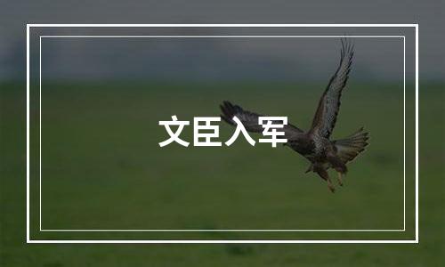 文臣入军
