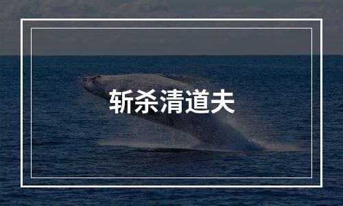 斩杀清道夫
