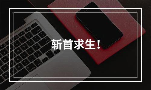 斩首求生！