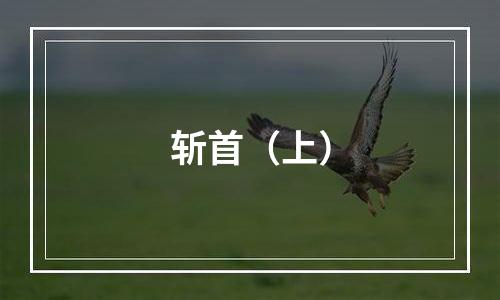 斩首（上）