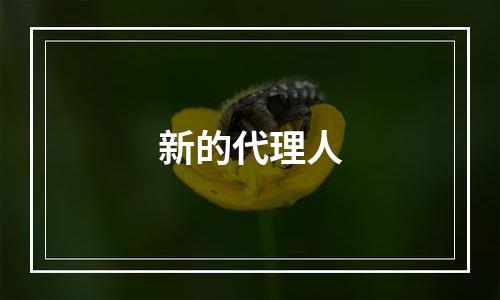 新的代理人