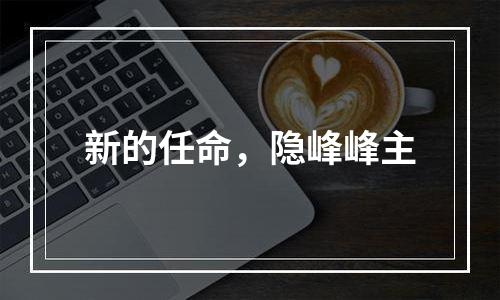 新的任命，隐峰峰主