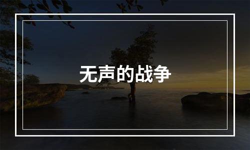 无声的战争