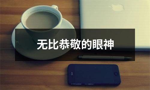 无比恭敬的眼神