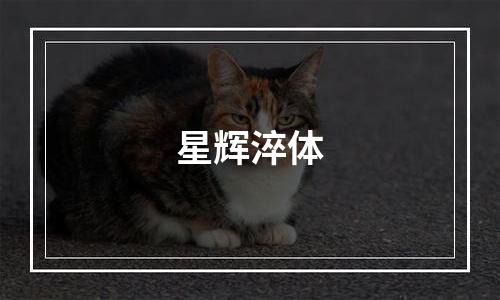 星辉淬体