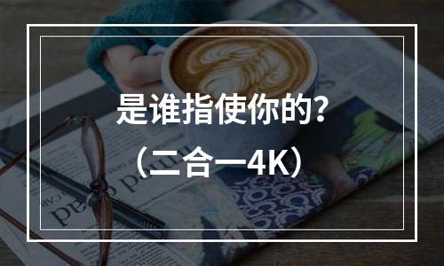 是谁指使你的？（二合一4K）