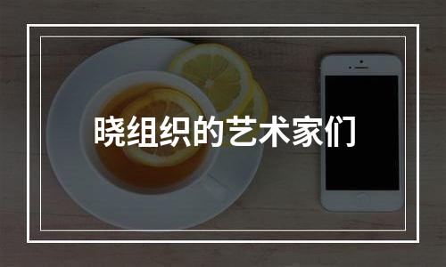 晓组织的艺术家们