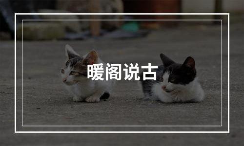 暖阁说古