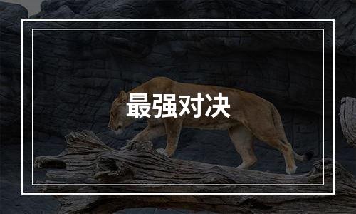 最强对决