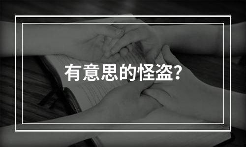 有意思的怪盗？