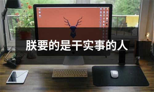 朕要的是干实事的人