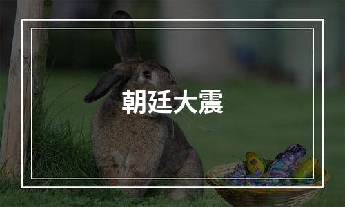 朝廷大震