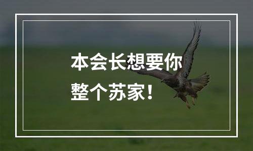 本会长想要你整个苏家！