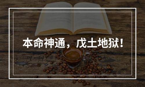本命神通，戊土地狱！