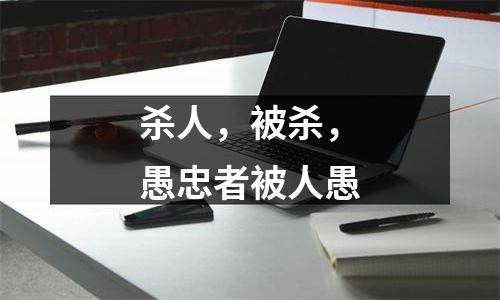 杀人，被杀，愚忠者被人愚